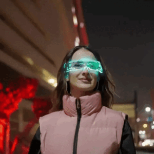 LuminousLens Futuristic LED Glasses