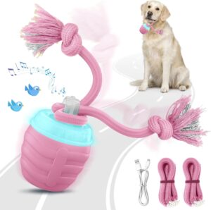 Interactive Dog Toys - 2025 Upgraded Motion Activated Balls for Medium/Large Dogs, Automatic Moving Dogs Toy Wicked Ball for Boredom, Interactive Dog Ball to Keep Them Busy。