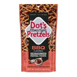 Dot's Pretzels Original Seasoned Pretzel Twist Snack, 16oz Grocery Sized Bag