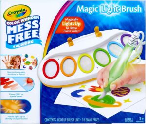 Crayola Bluey Color Wonder Magic Light Brush, Mess Free Painting Station for Kids, Holiday for Kids, Toddler Bluey Toys & Activities, Ages 3+