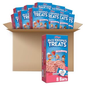 Rice Krispies Treats Marshmallow Snack Bars, Kids Snacks, Lunch Snacks, Original, 12.4oz Box (16 Bars)