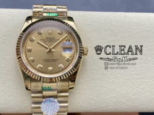 ROLEX DATEJUST GOLD DIAL 36MM - CLEAN-Factory