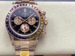 Rolex Cosmograph Daytona Reference 116595RBOW Rainbow Daytona (Gem-Set Rainbow Bezel)Solid Rose Gold 116598