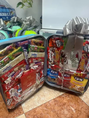 Den mit schokolade f??llen